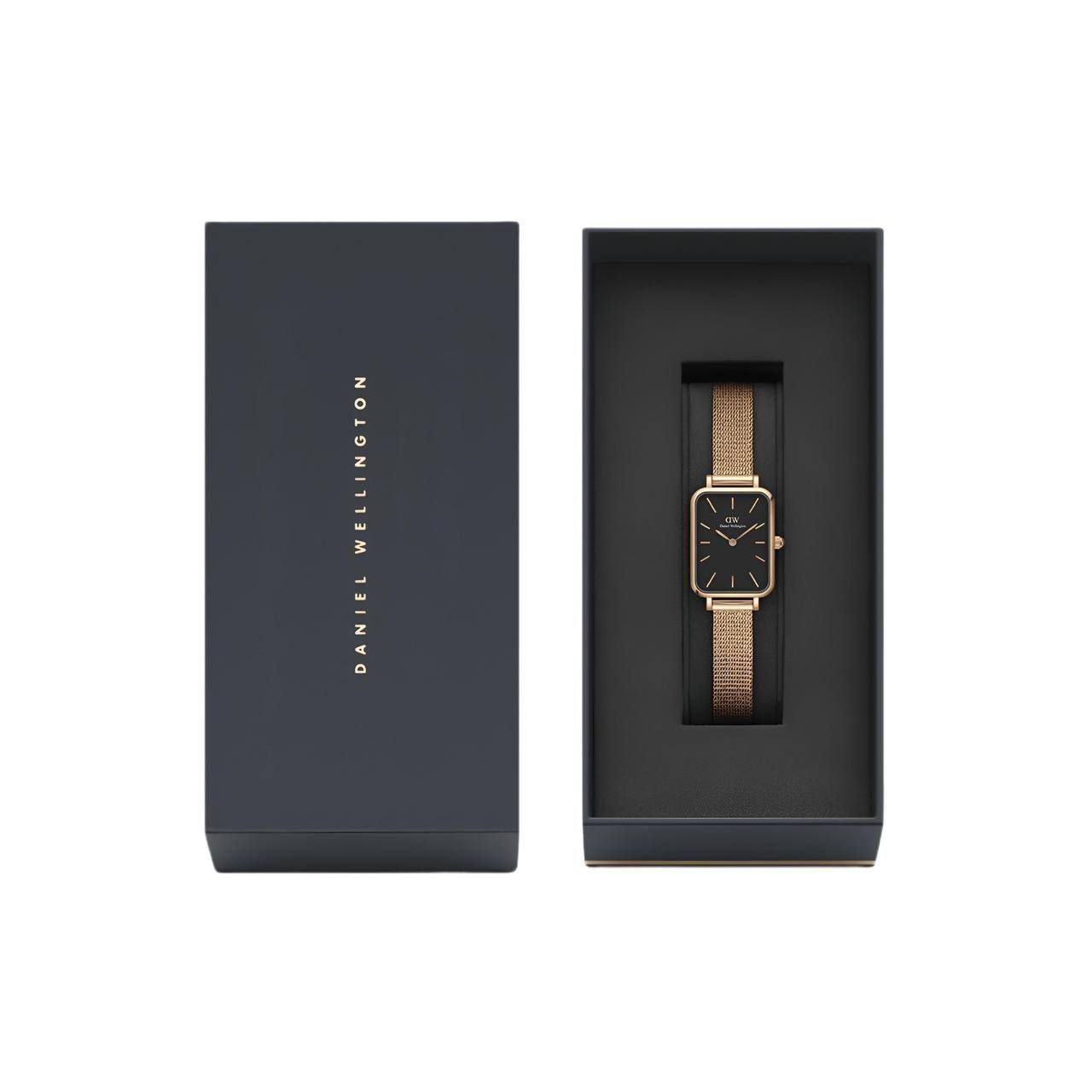 Daniel Wellington Quadro Pressed Melrose / Unitone Women's Square Watch