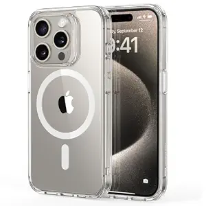 Iphone 15pro max Spigen Clear Hybrid Case