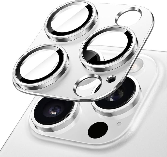 Iphone 16 Pro Camera Lens Protector Silver