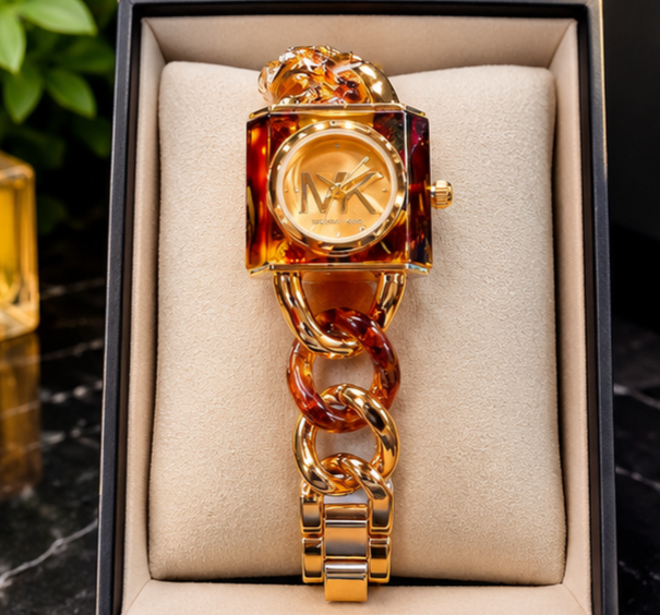 Michael Kors Padlock / Chain-Link Women's Fashion Watch Collection (Master Copy/Replica or Special Edition Variant)