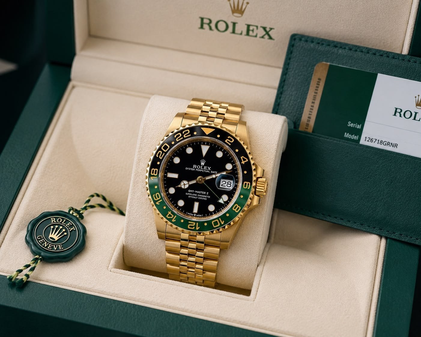 Rolex GMT-Master II 18K Yellow Gold