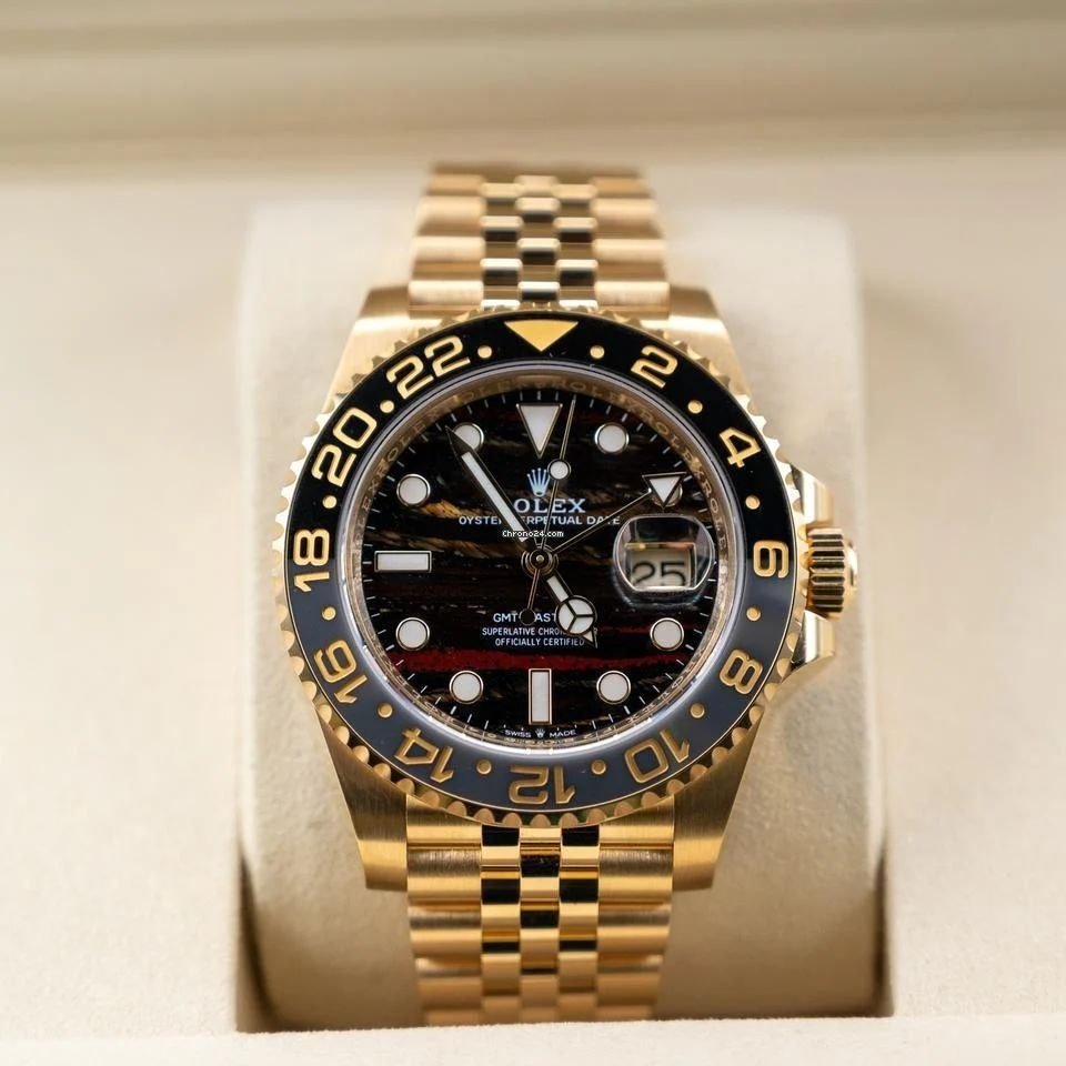 Rolex GMT-Master II 18 ct Yellow Gold "Bruce Wayne / Zombie"