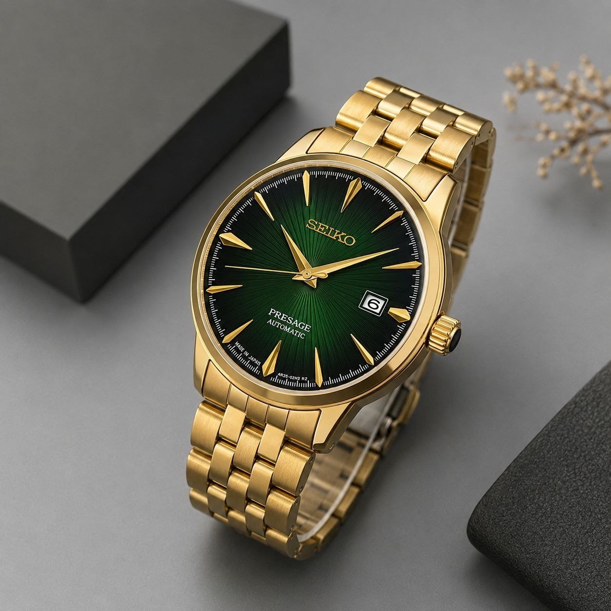 Seiko Presage Cocktail Time "Mojito" Gold Edition