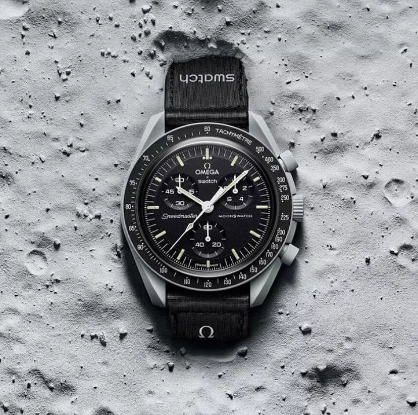 Swatch x Omega Bioceramic MoonSwatch — Mission to the Moon (Model Reference: SO33M100 / Bioceramic Collection)