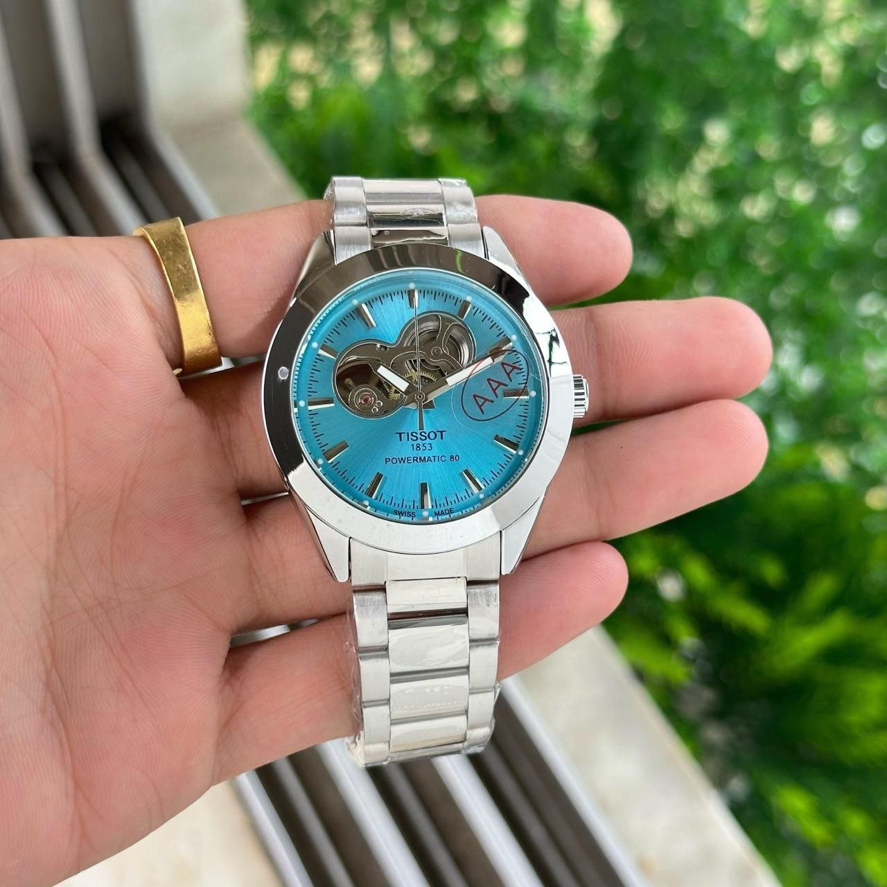 Tissot Gentleman Powermatic 80 Open Heart Automatic Watch