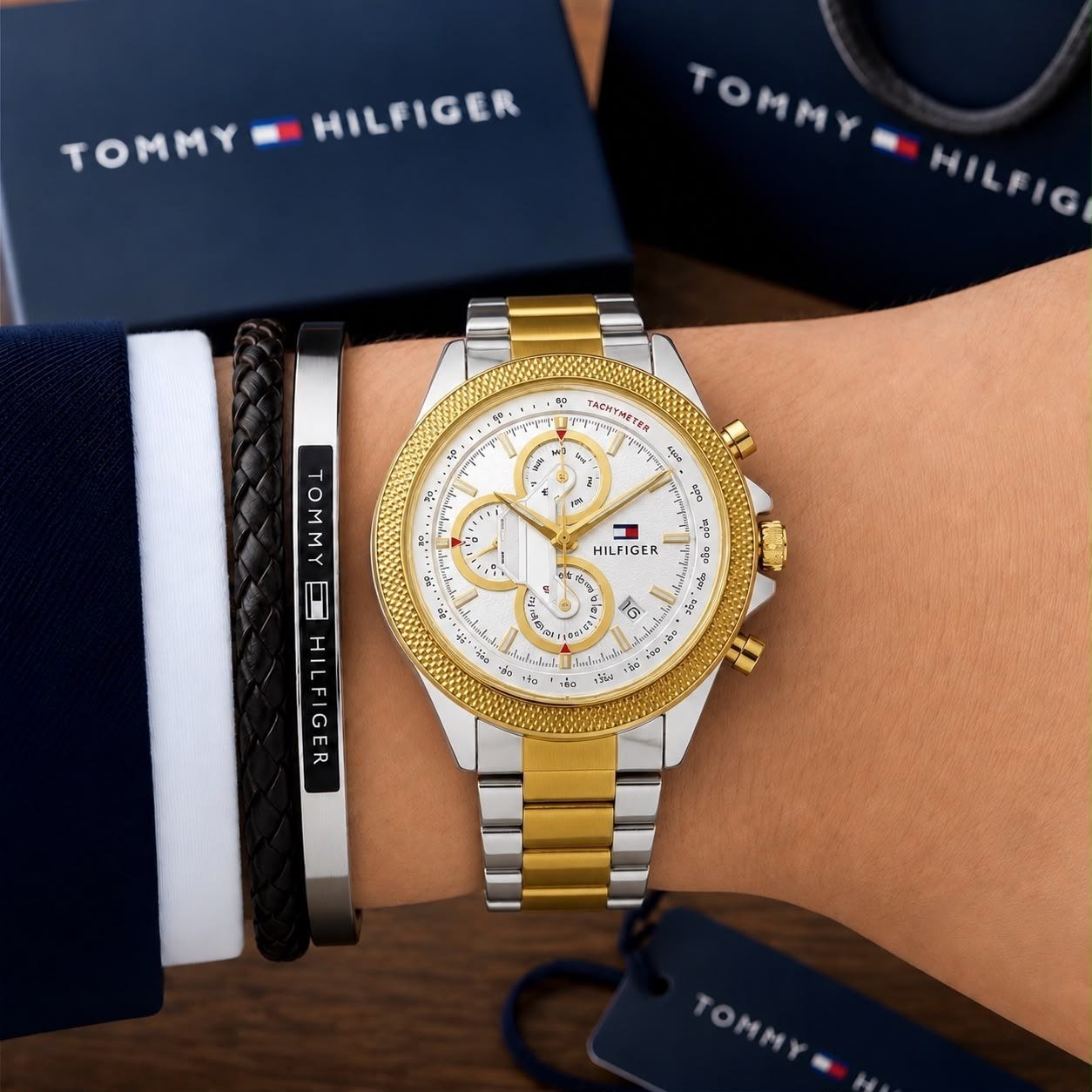 Tommy Hilfiger Multi-Function Chronograph Stainless Steel Fashion Watch Collection (Master Copy/Replica or Original Variant)