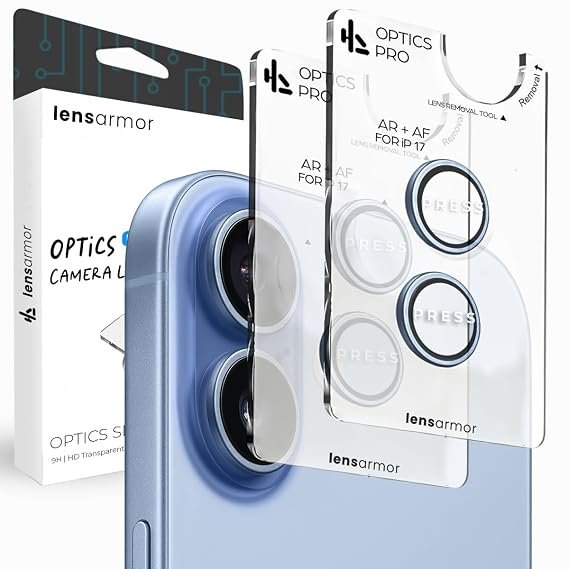 Iphone 17 Camera Lens  Protector  Mist Blue