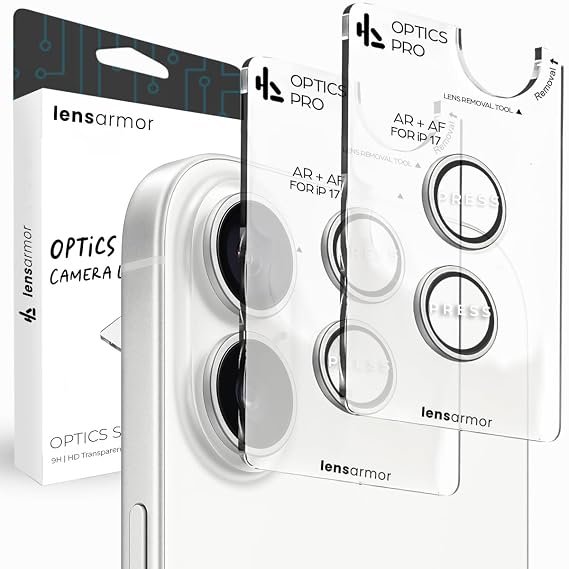 Iphone 17 Camera Lens  Protector  White